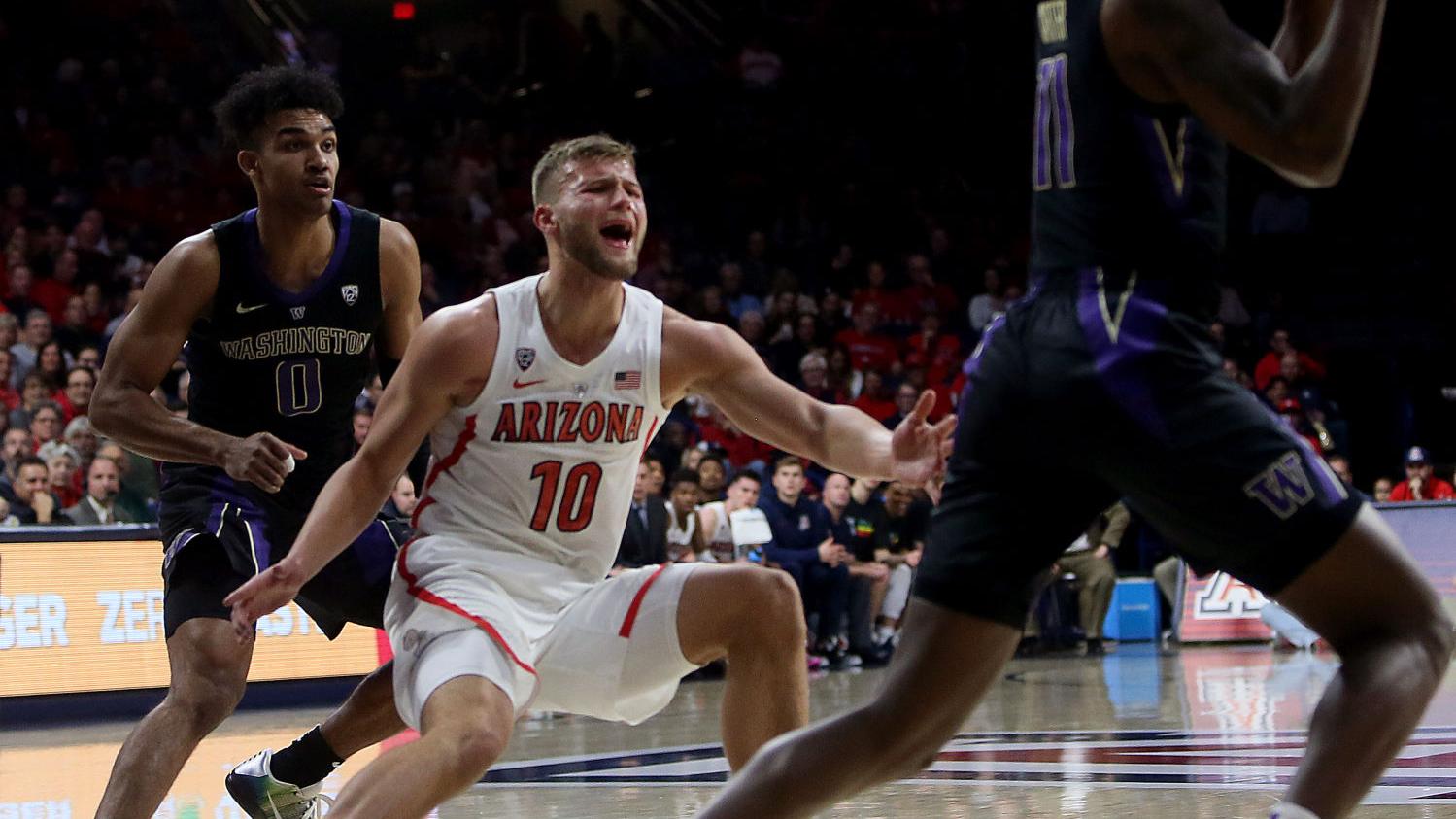 Arizona Wildcats lose fourth straight game, 67-60 to Washington